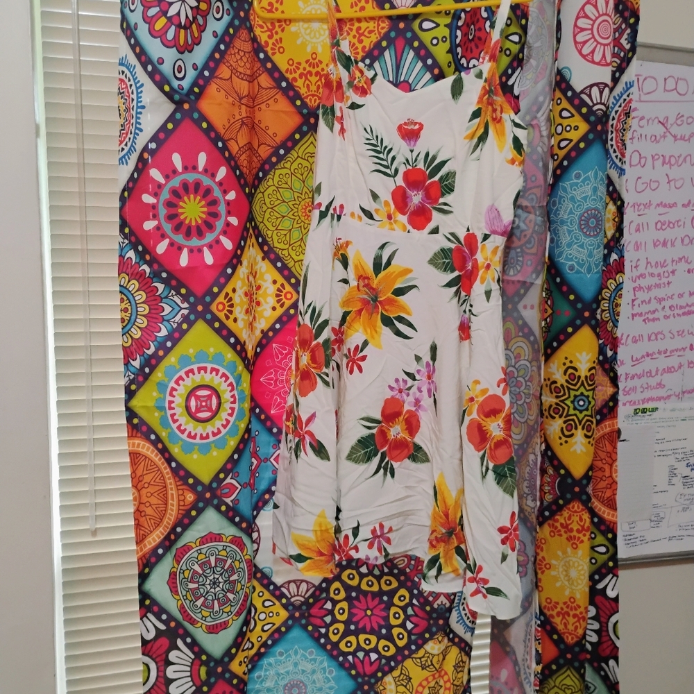 Hawaiian dress cute size medium